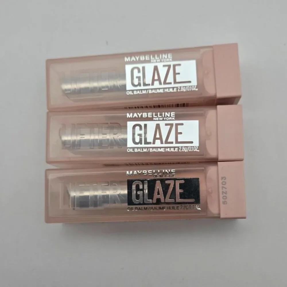 (QTY 3) Maybelline Lifter Glaze Oil Balm Lip Treatment